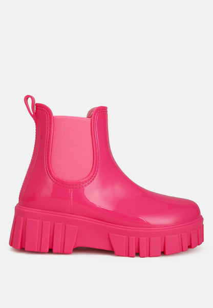 Jerico Chunky Chelsea Boots – Platform Lug Sole Boots