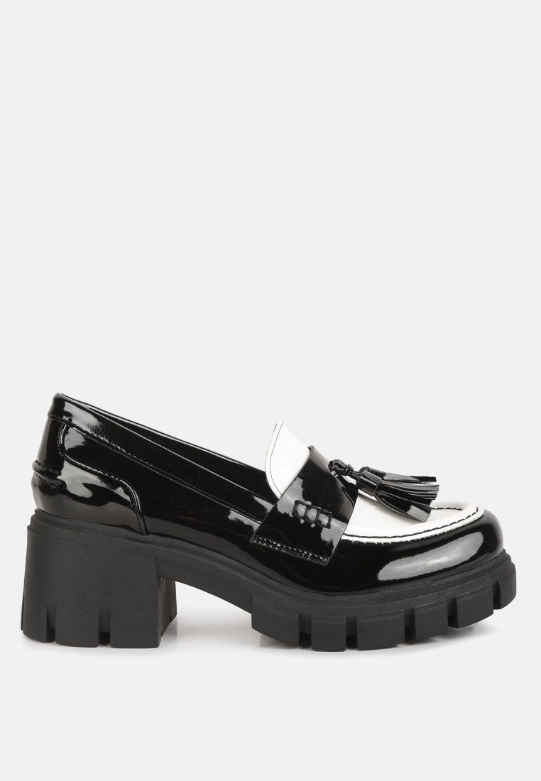 Jonah Tassel Platform Loafers – Chunky Sole | MP Shoes